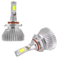 Par Lâmpadas Super LED 2D Tiger Auto H1 H3 H4 H11 H16 H27 HB4 - Pronta Entrega
