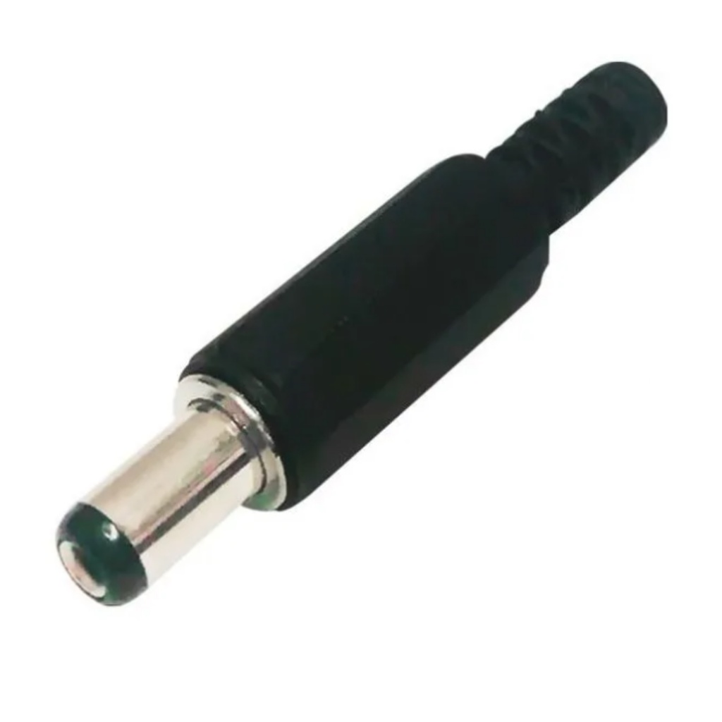 Conector convencional modelo P4 - Plug P4 Macho Dc 5.5x2.1mm 1 unidade ...