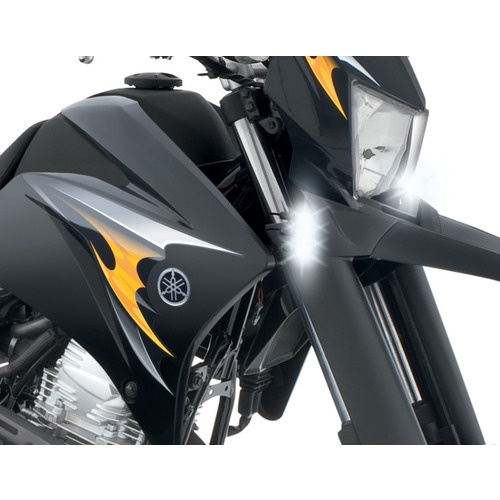 Farol Auxiliar Milha Led 18w Drl Moto Yamaha Xtz 250x Motard (par)