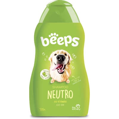 Shampoo Neutro Beeps Cães e Gatos Pet Society 500ml em Oferta na Shopee