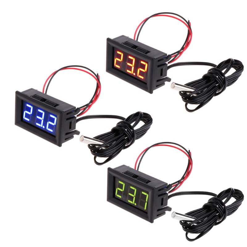 *-50 110 ° c Para 12v Digital LED Painel Monitor Temperatura Do Carro Me