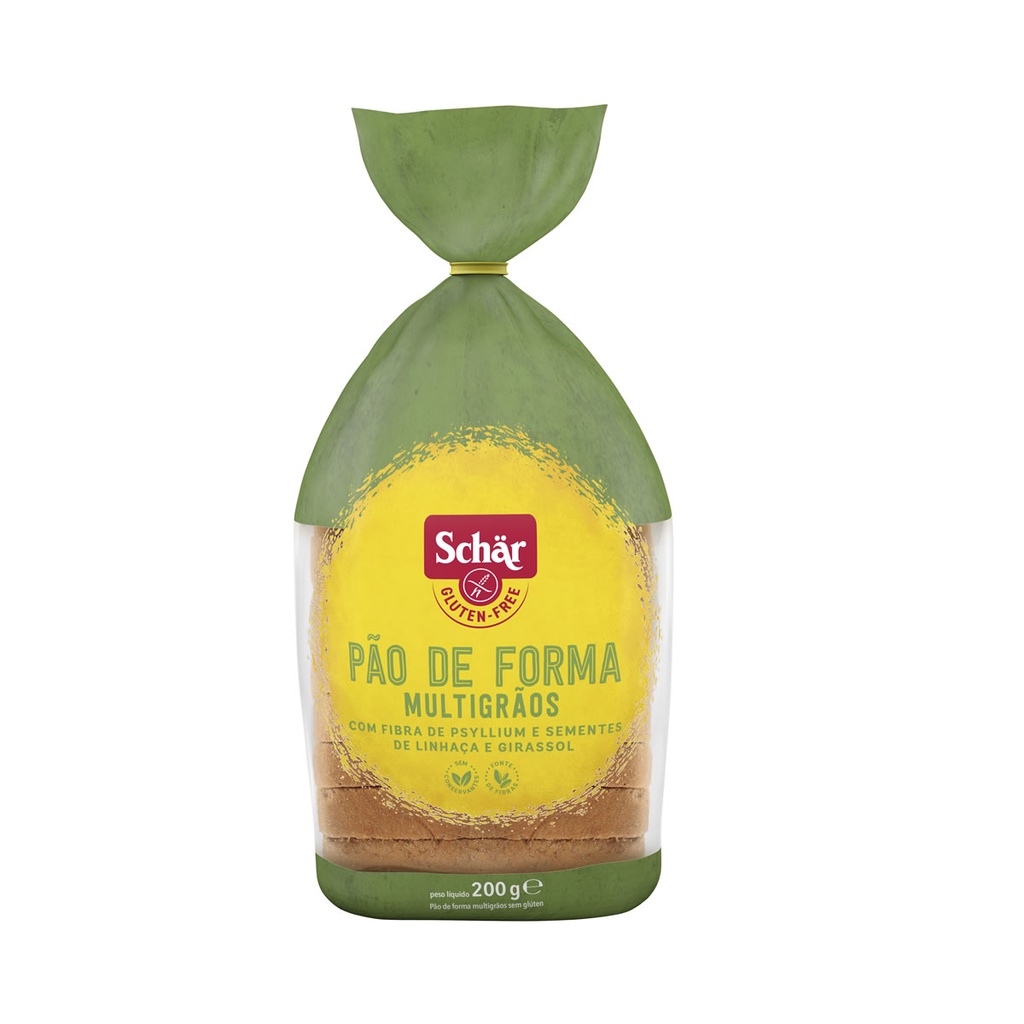 Pão de Forma Multigrãos 200g - Schar em Oferta na Shopee