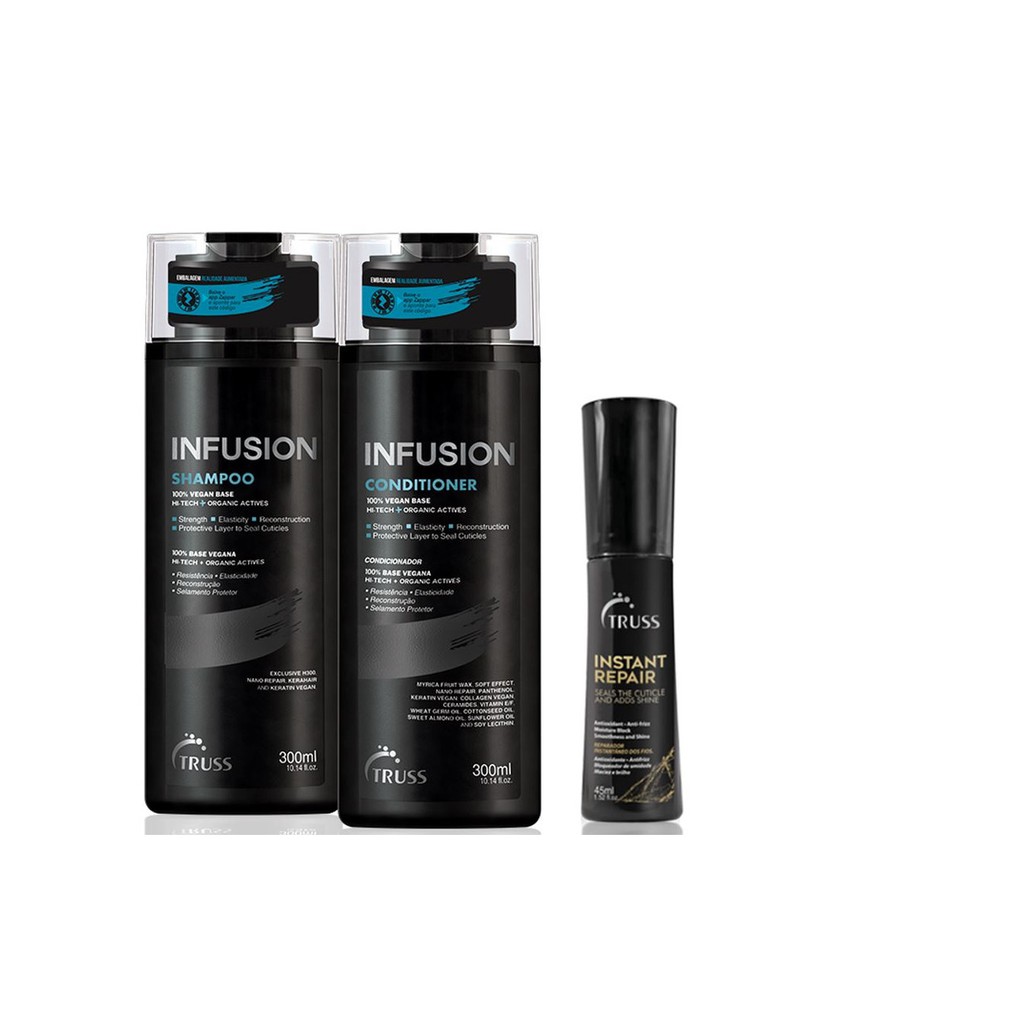 Truss Infusion Shampoo e Condicionador e Instant Repair