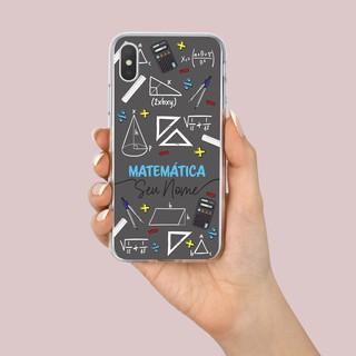 Capa Capinha de Celular Personalizada com sua Profissão - Matemática