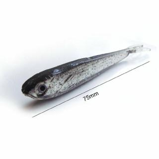 10Pcs Isca De Silicone Macia Lifelike Fish Lure Peixe/Simulação Peixes/Natação Crank Pesca Tackle Fishing Tool #8