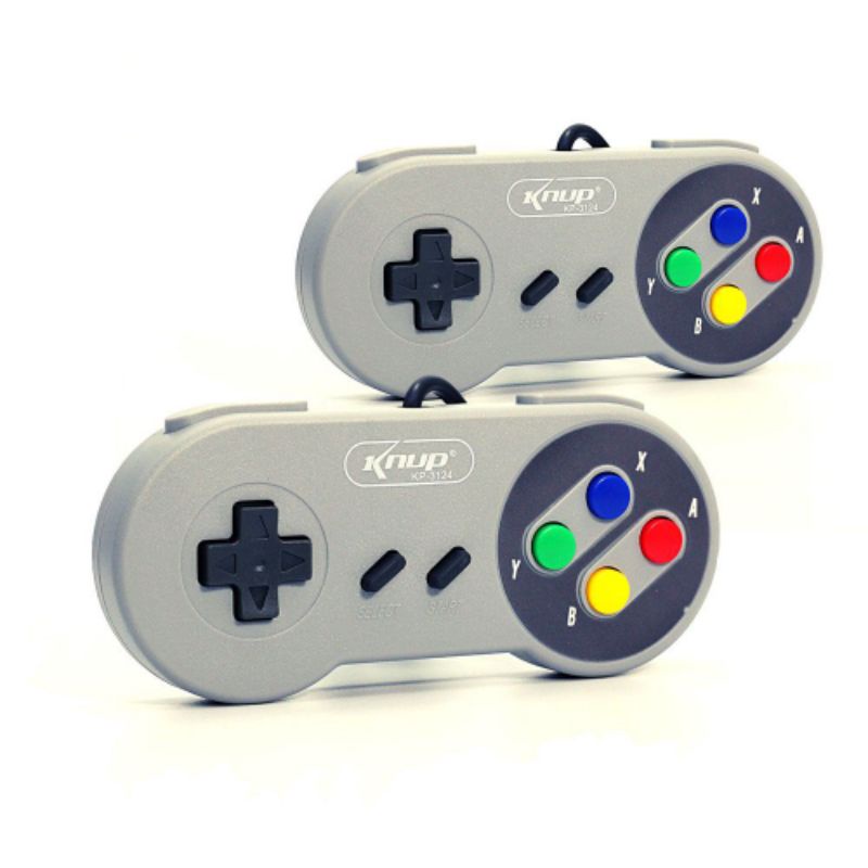 Controle Super Nintendo Snes Joystick Usb Jogos Emulador Pc em Promoção na  Americanas