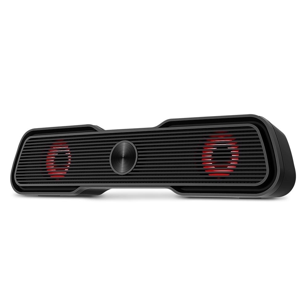 Caixa de Som Soundbar 2.0 P2 Usb Gamer 15w Rms Led Multilaser - SP953