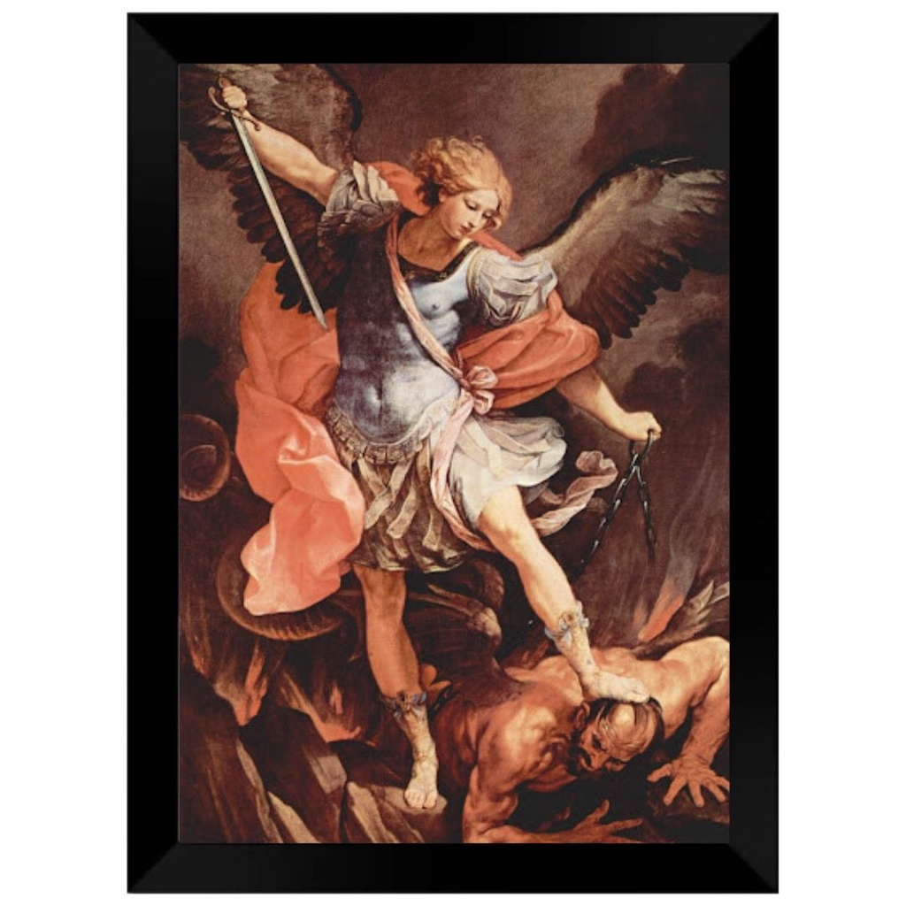 Quadro Decorativo 33x45 São Miguel Arcanjo Mod. 1