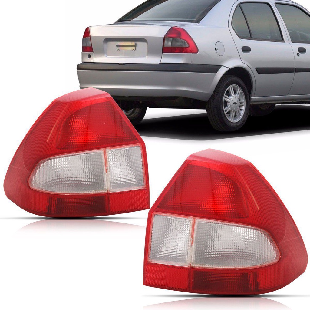 Par Lanterna Fiesta Sedan 2000 2001 2002 2003 Bicolor