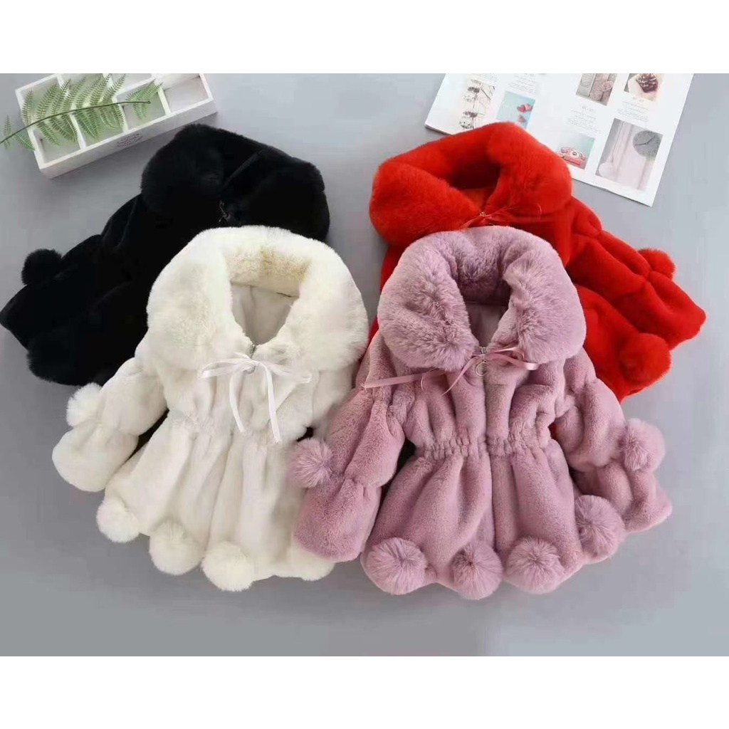 Casaco De Pelúcia Infantil Com Capuz/Quente Para Outono/Inverno