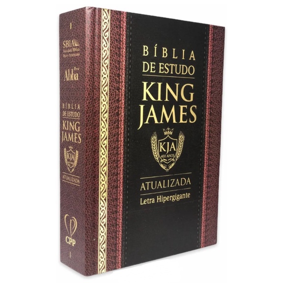 Bíblia de estudo King James Ed. 2024 - Letra Hipergigante