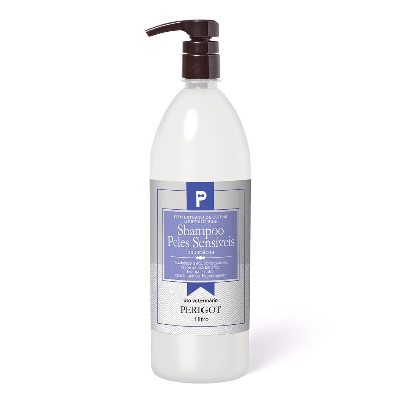 shampoo pet sensíveis-uso veterinário Perigot – 1 litro