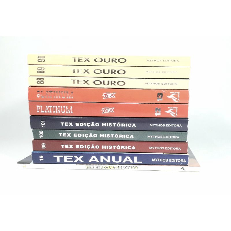 Kit Nostalgia Tex Número 1 Com 10 Revistas