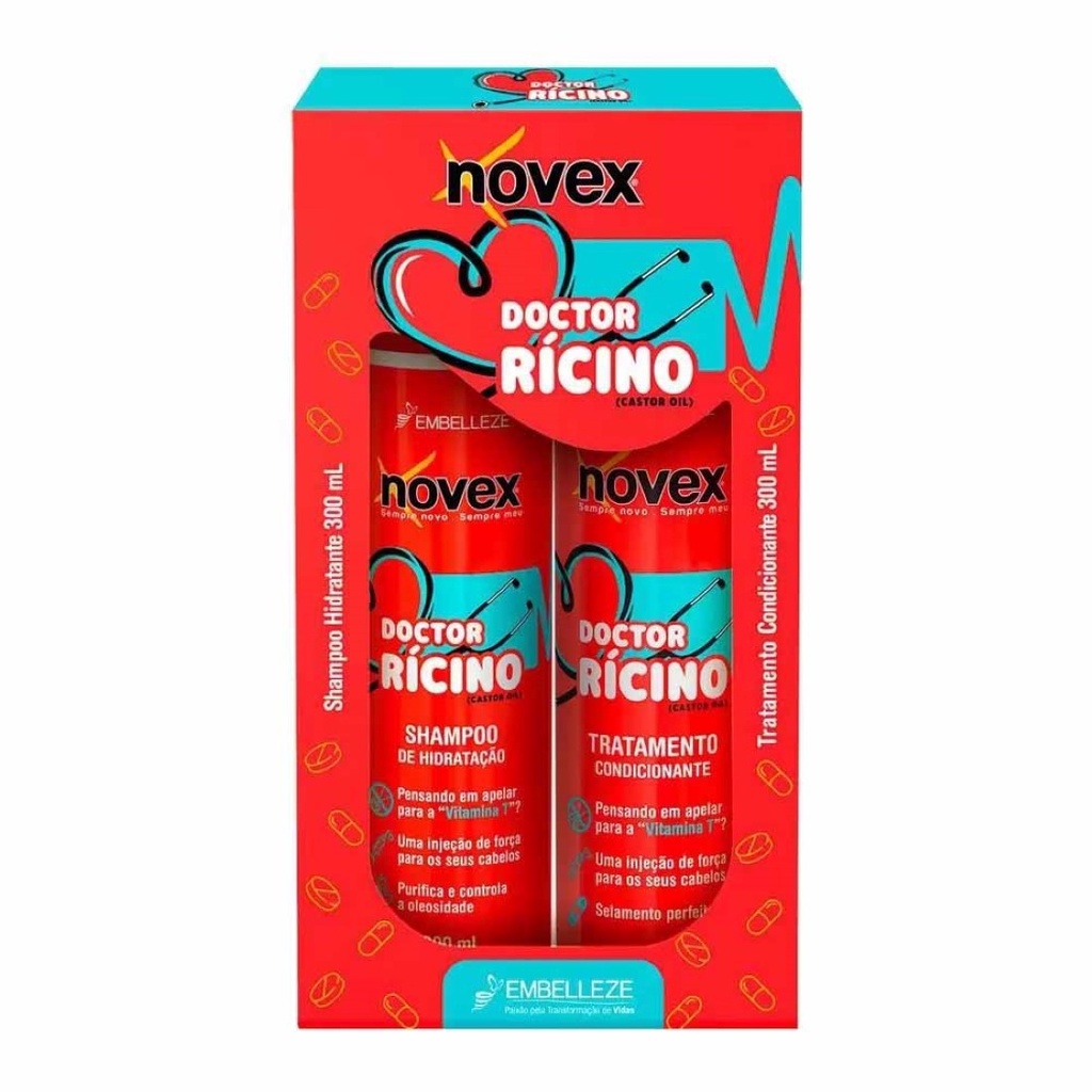 Kit Shampoo e Tratamento Condicionante Vitay Doctor Rícino - Embelleze