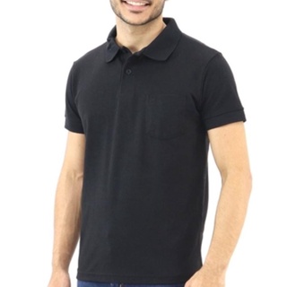 Camiseta Polo com bolso - Piquet em Oferta na Shopee