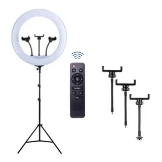 Ring Light Led 46cm 18 Polegadas Touch Com Controle Remoto sem Tripé