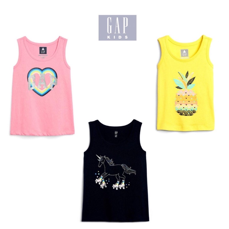 GAP - Camiseta Infantil Menina Original.
