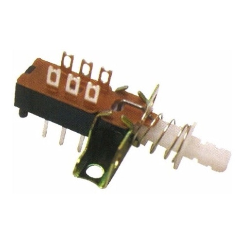 Kit 100 Peças - Chave Tecla Com Aba E Trava 6t Kzj1-2x2
