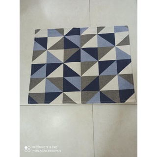 Tapete Geometrico de porta capacho 40x60 Antiderrapante emborrachado