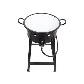 Fritadeira Fritador Gas Tacho 16 Pasteleiro Kit Alta-pressão Para Salgados e Pastel
