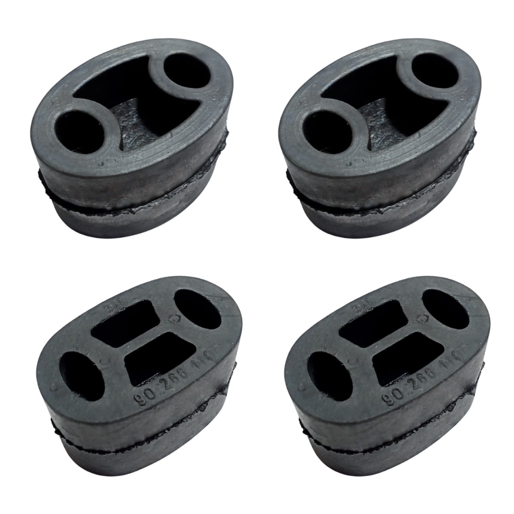 Borracha / Coxim Escapamento Corsa  Kit com 4 Peças
