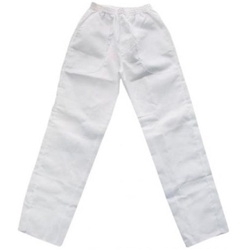 Calça Brim Branco Elástico Uniforme em Oferta na Shopee