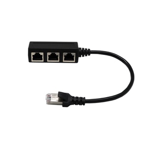 Diytool.Brsplitter Ethernet Rj45 Cabo Adaptador 1 Macho Para 2 / 3 Porta Fêmea De Rede Lan (Gouqi) #2