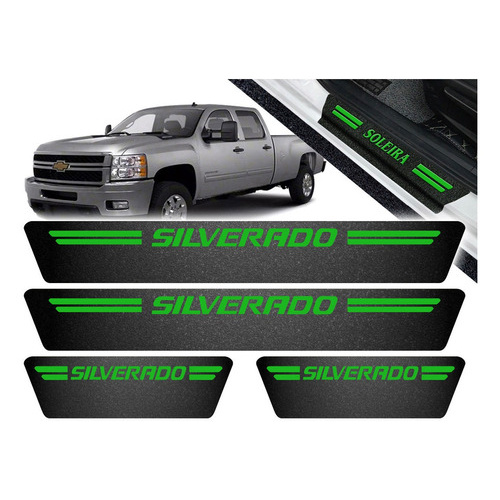 Protetor Soleira De Porta  Gm Silverado