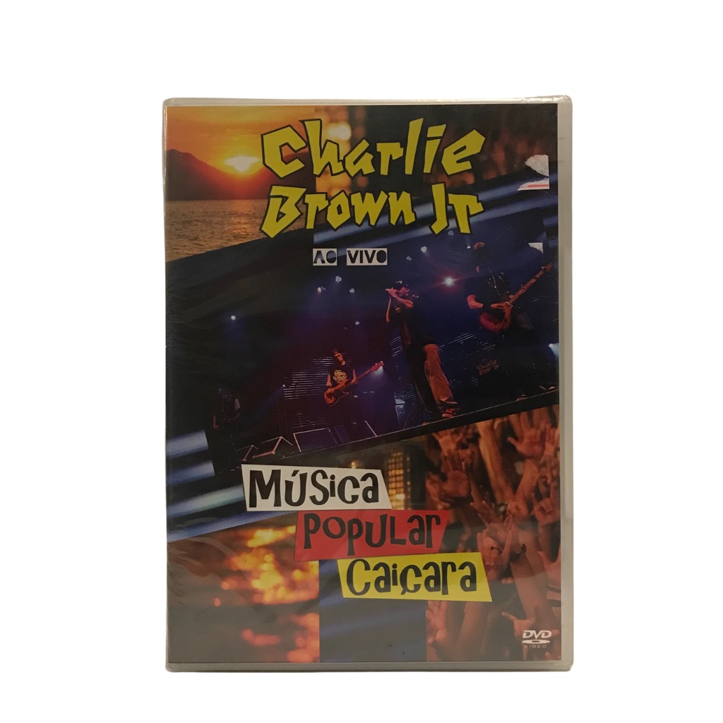 DVD CHARLIE BROWN JR AO VIVO MÚSICA POPULAR CAIÇARA