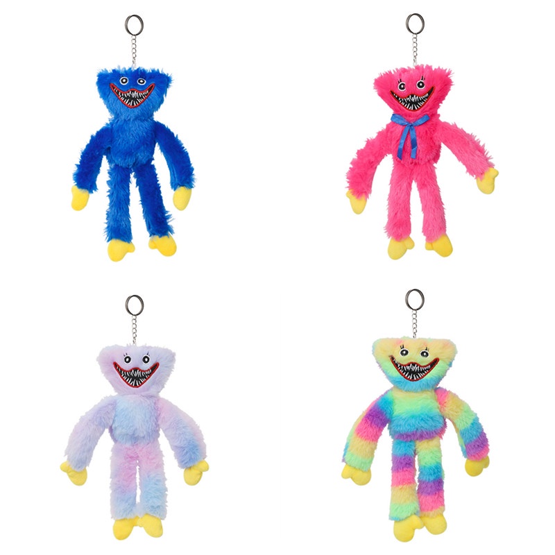 20CM Huggy Wuggy Chaveiro Boneca De Pelúcia Várias Cores Jogo Papoula Playtime Brinquedo Macia Pingente De Para As Crianças