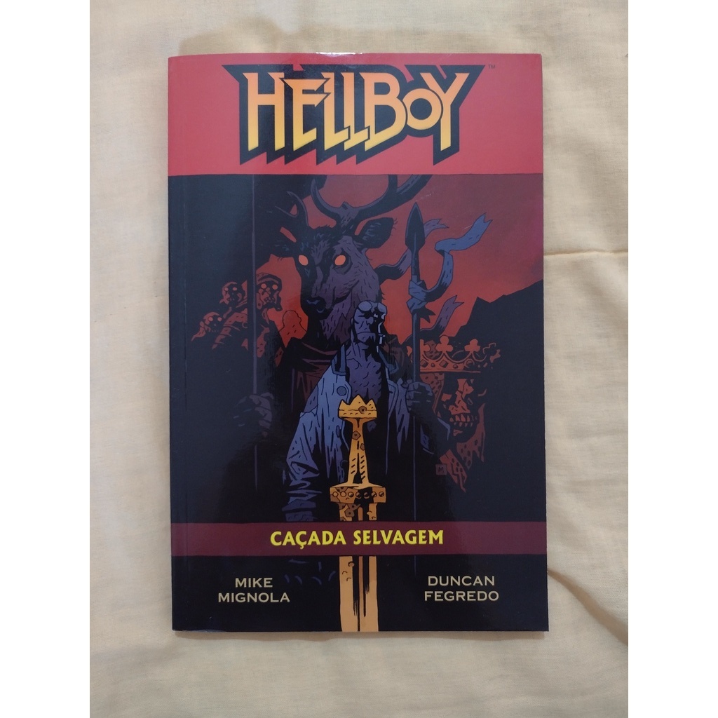 HQ HELLBOY CAÇADA SELVAGEM EDITORA MYTHOS MIKE MIGNOLA
