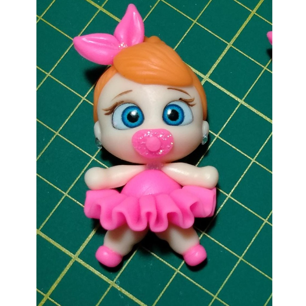 Aplique Biscuit Baby Ana Bailarina p laço decoração