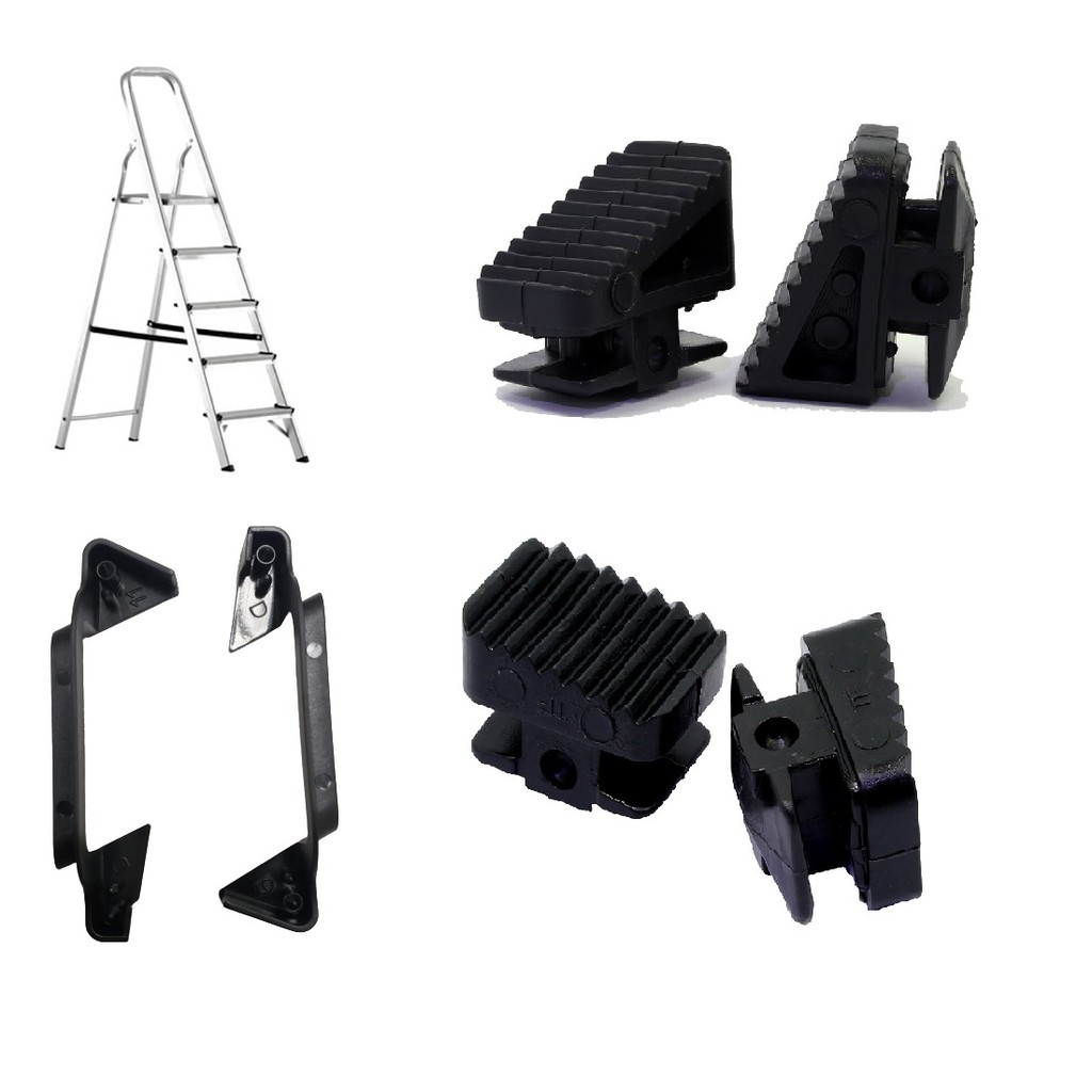 Kit Sapatas E Arremates Para Escada Doméstica De Alumínio