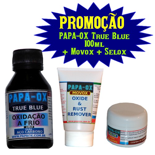 Papa-ox True Blue - Oxidação a Frio Negro Pavonada para Carabinas em ...