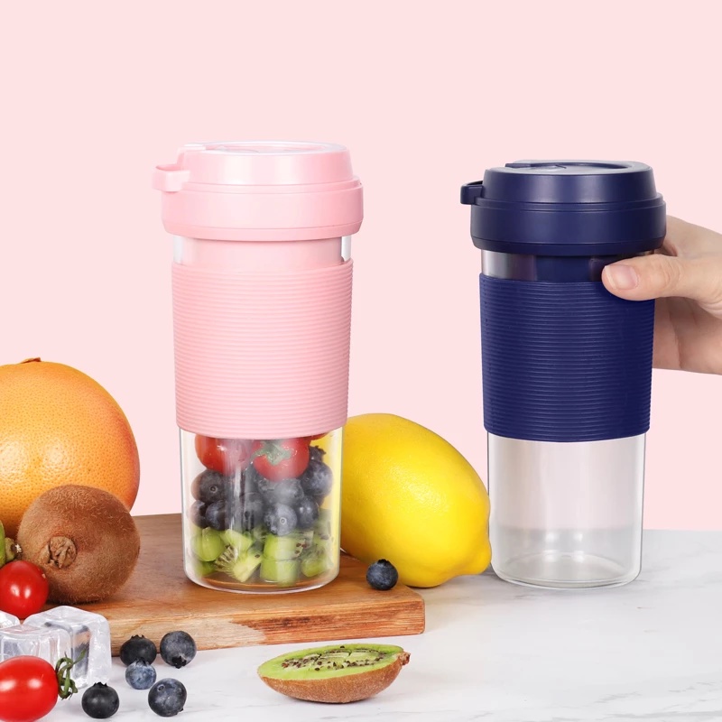 Mini liquidificador portátil elétrico com usb, processador de alimentos pessoal, faz sucos e cremes KP-UD104