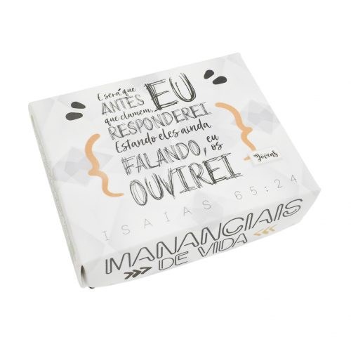 Caixinha de Versículos Diários | Mananciais de Vida | Isaías 65 24 em Oferta na Shopee