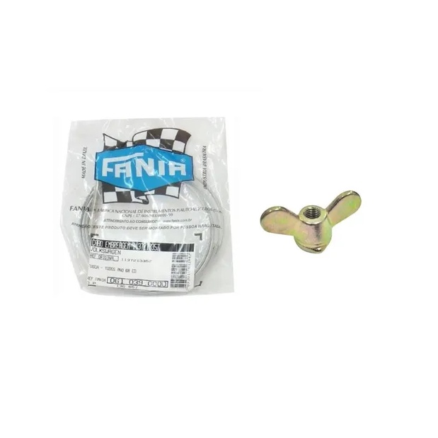 Cabo Embreagem + Porca Brasilia 1200 1300 1500 1600 Fania em Oferta na Shopee