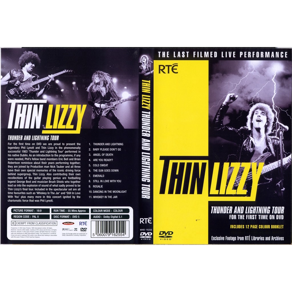 Thin Lizzy - Thunder And Lightning Tour