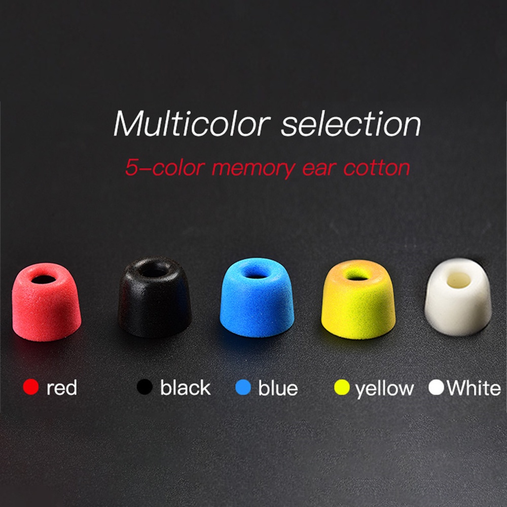 6Pcs/Box (Um Par De S/L/M) Para Fones De Ouvido Com Memória T400 Dicas Espuma