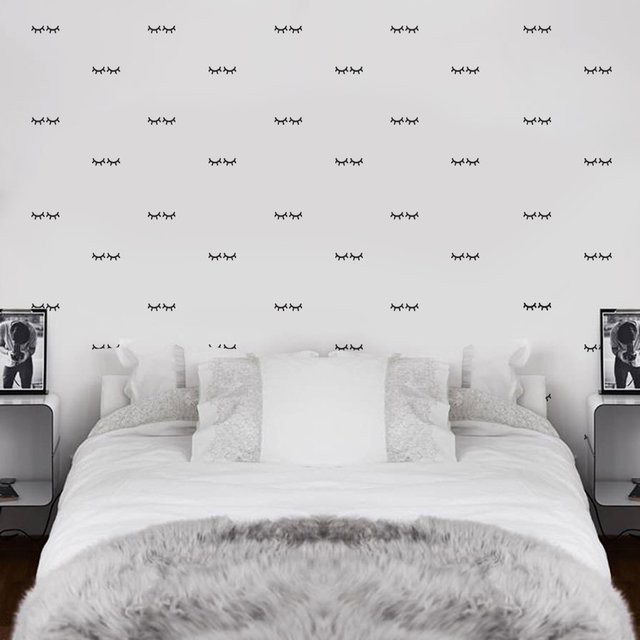 120 Adesivos Decoração De Parede Cílios em Oferta na Shopee