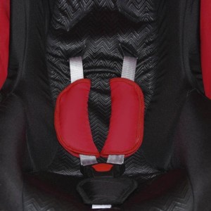 Protetor De Cinto De Segurança Vermelho Para Bebê Conforto E Carrinho
