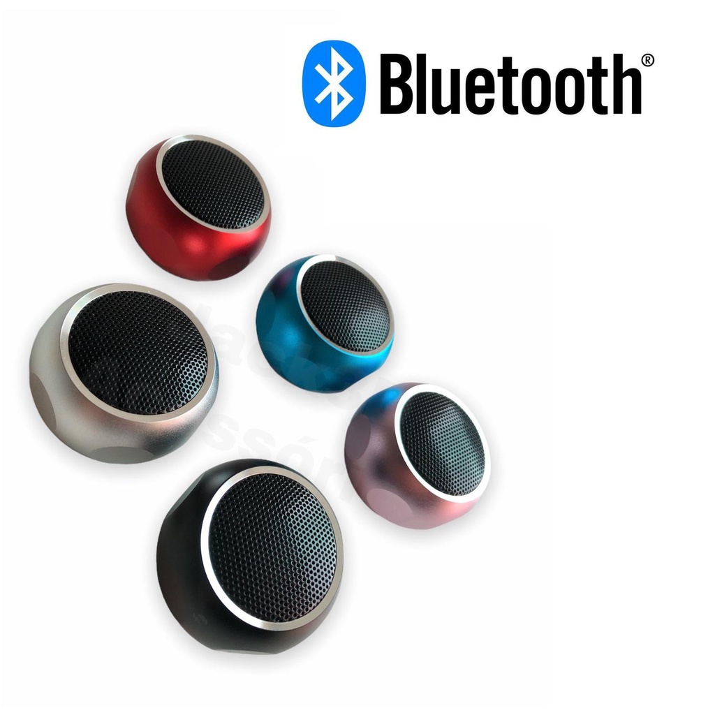 Caixinha Som Bluetooth Tws Metal Amplificada 3w Mini Speaker | Shopee ...