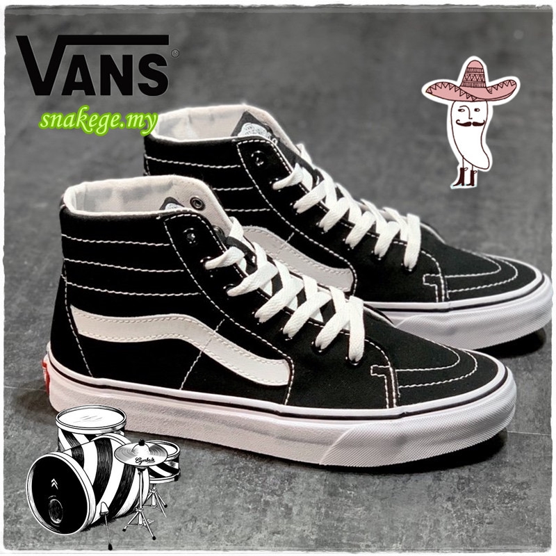 sapato preto da vans