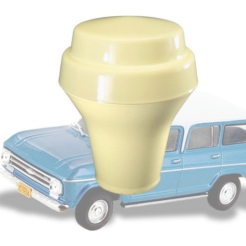 Manopla/Bola de Câmbio A10, C10, C14, C15, D10, Veraneio, Opala, Caravan - MARFIM