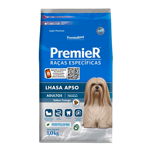 Ração Premier Raças Específicas Lhasa Apso para Cães Adultos - 1Kg em Oferta na Shopee