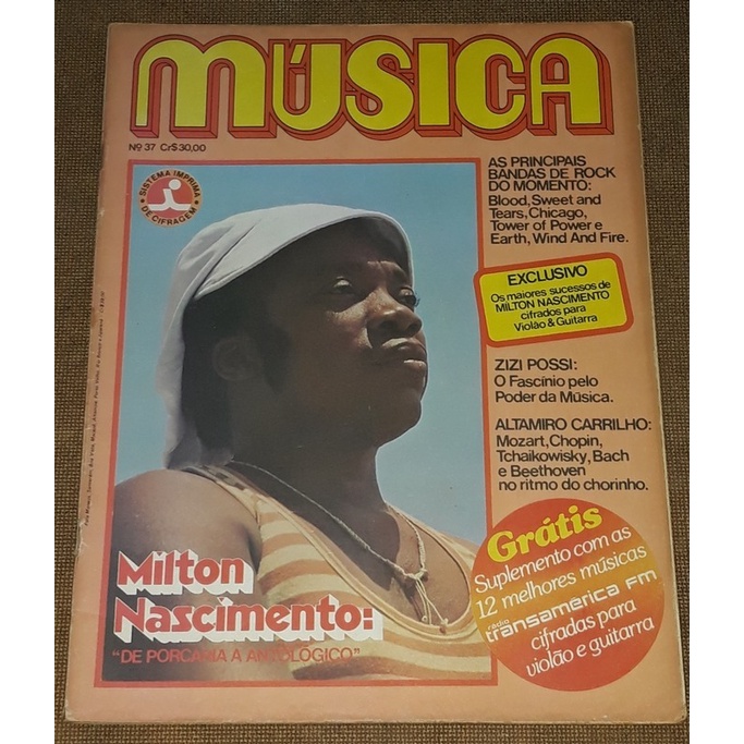 Revista Música N. 37 - Milton Nascimento Ivan Lins Bob Dylan