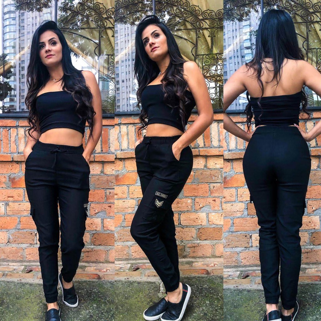 calça bomber militar feminina