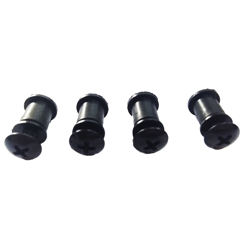 Parafuso C/ Bucha Bolha Cb 500 X Philips Preto Kit 4 CB500X