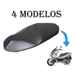 Capa do Banco Honda Pcx 150 No Modelo Original Antiderrapante Caramelo Bege Fibra de Carbono