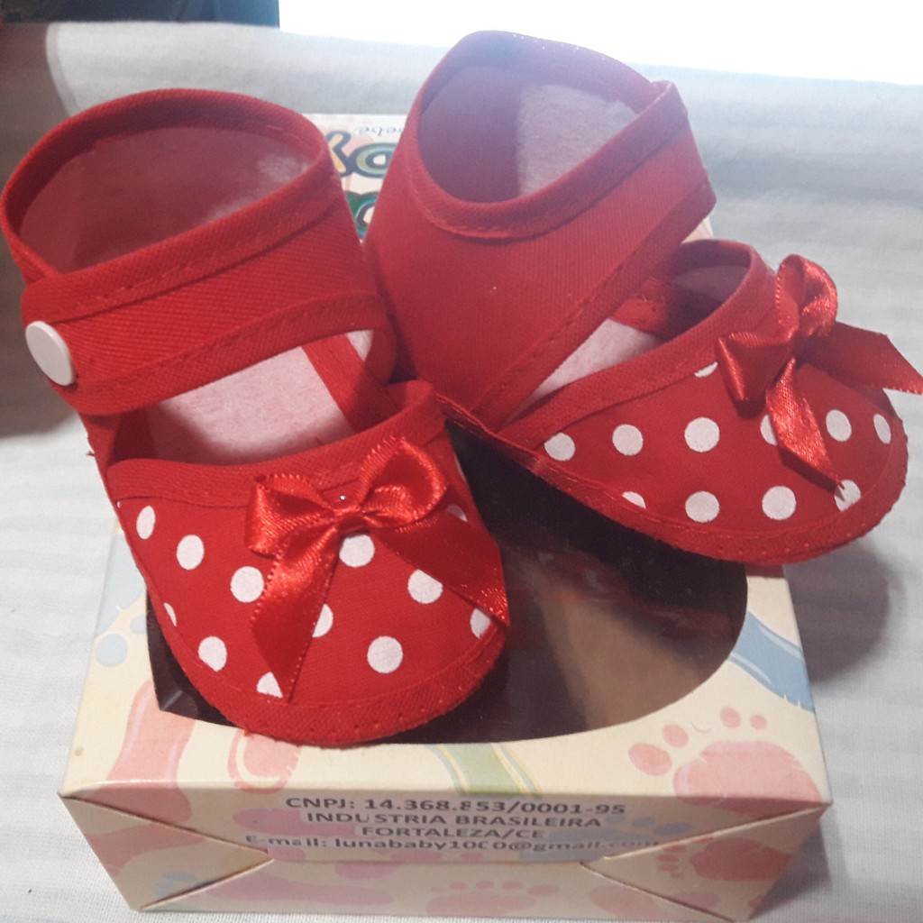 sapato bebe 0 a 3 meses